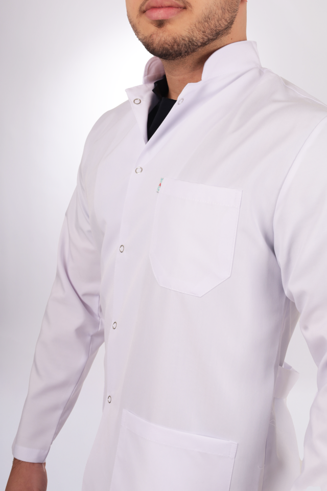 Erkek Alpaka Uzun Boy Uzun Kol Hakim Yaka Doktor Öğretmen Önlüğü