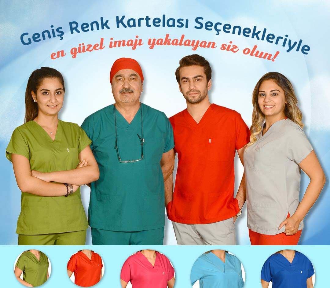 2021 Desenli Hemşire Forması Modelleri
