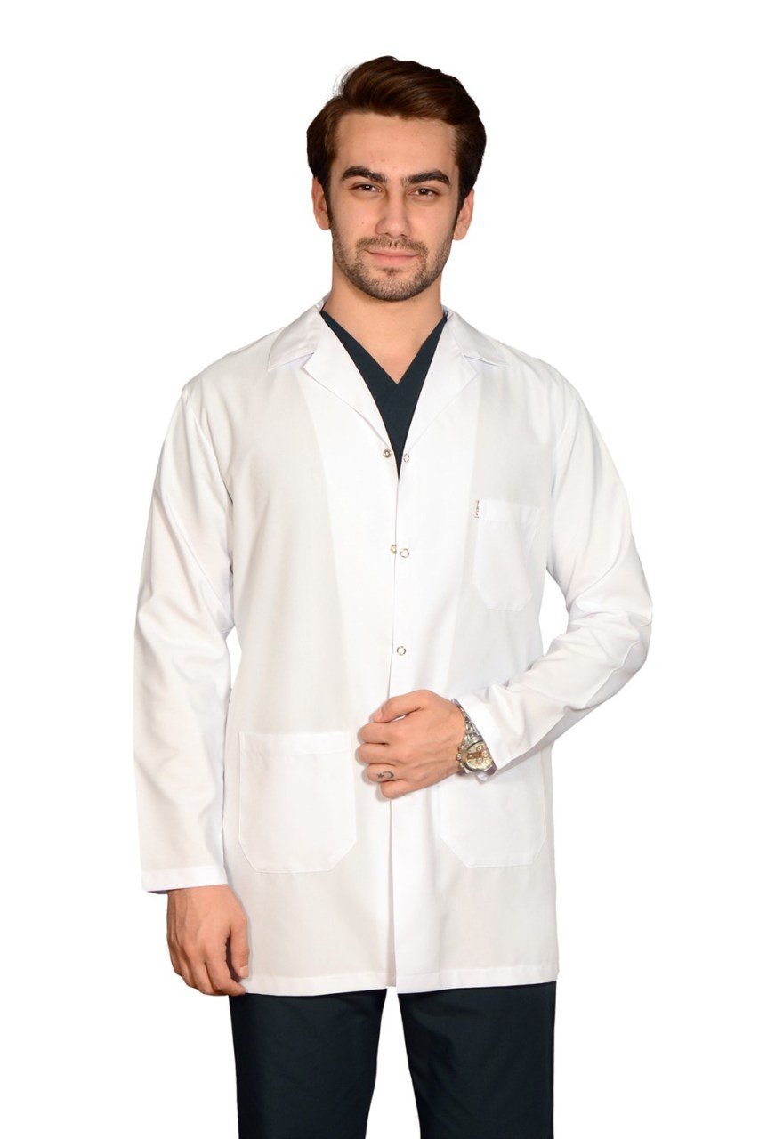 Erkek Alpaka Orta Boy Uzun Kol Doktor Öğretmen Önlüğü