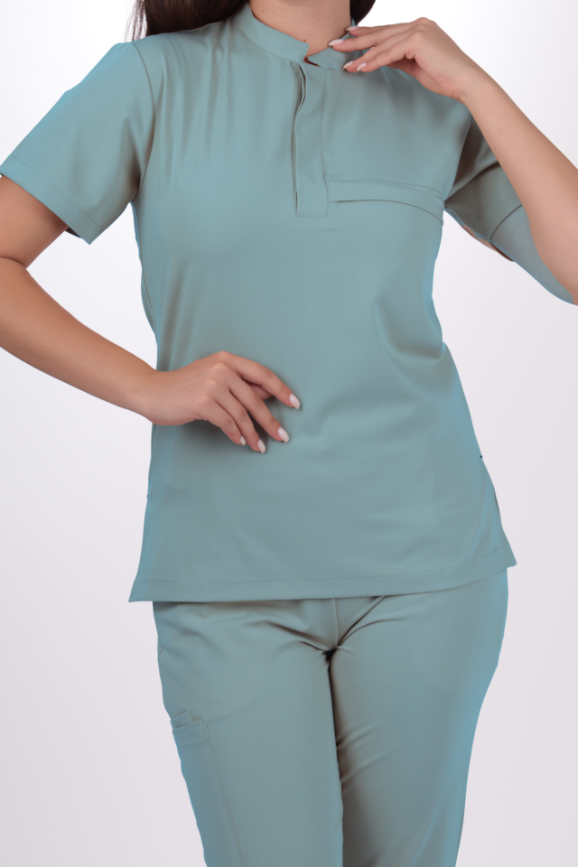Premium Likralı Lotus Seri Kadın Benetton Scrubs