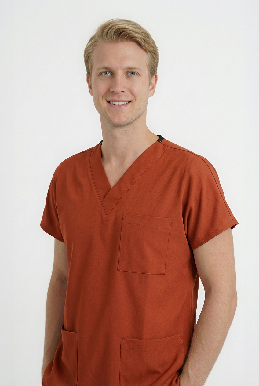 Likralı Klasik Seri Erkek Tek Üst Kiremit