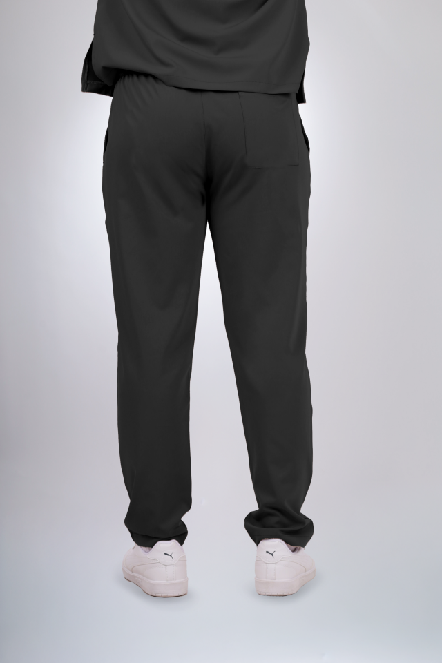 Premium Likralı Klasik Seri Erkek Antrasit Gri Scrubs