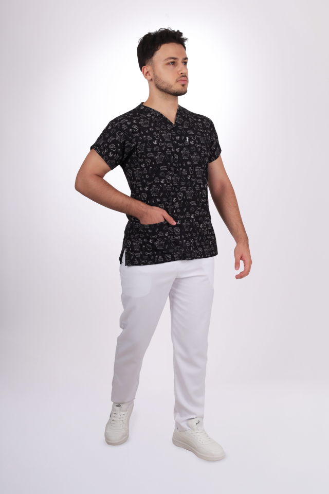 Desenli Seri Erkek Empower Desen Tek Üst