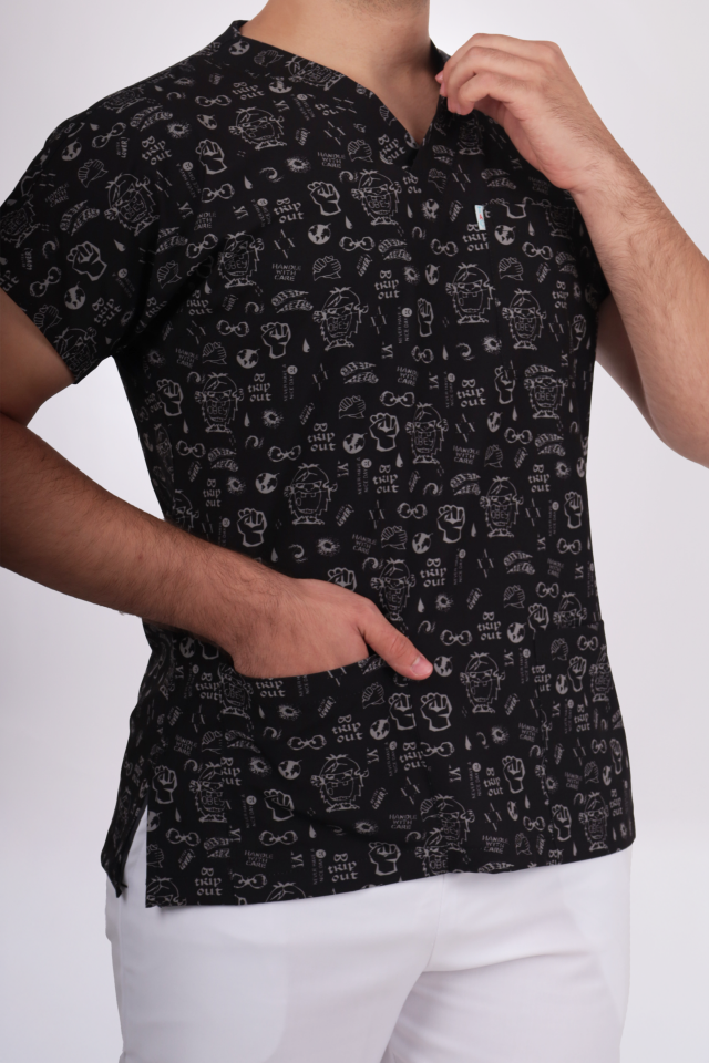 Desenli Seri Erkek Empower Desen Tek Üst