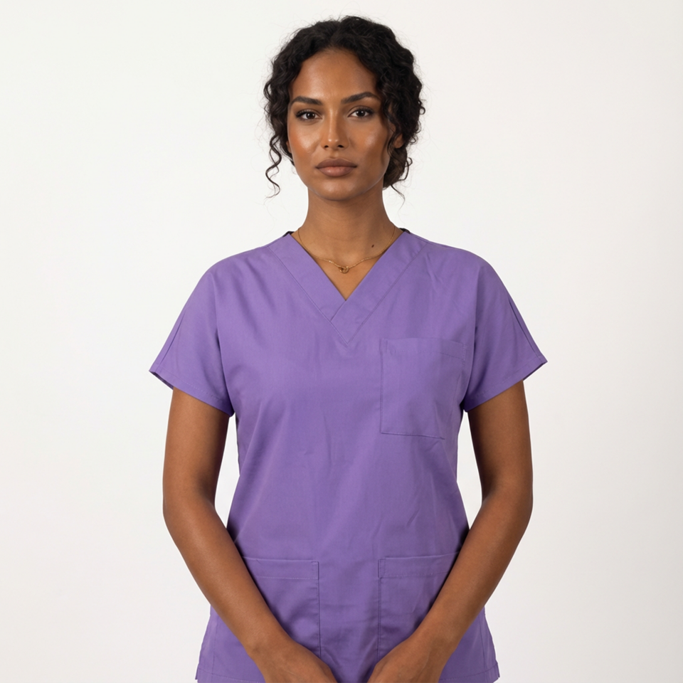 Likralı Klasik Seri Kadın Tek Üst Lila