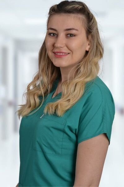 Terycoton Kadın Cerrahi Yeşil Doktor Hemşire Forması