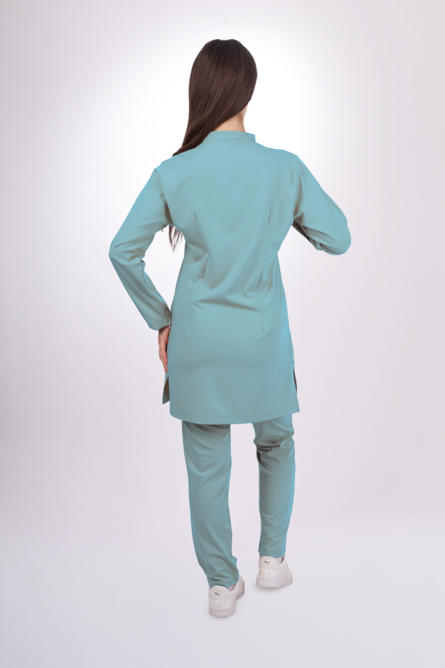 Premium Likralı Tesettür Seri Kadın Benetton Scrubs