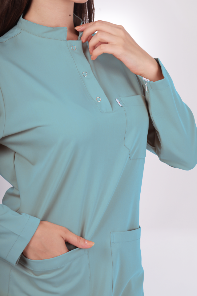 Premium Likralı Tesettür Seri Kadın Benetton Scrubs