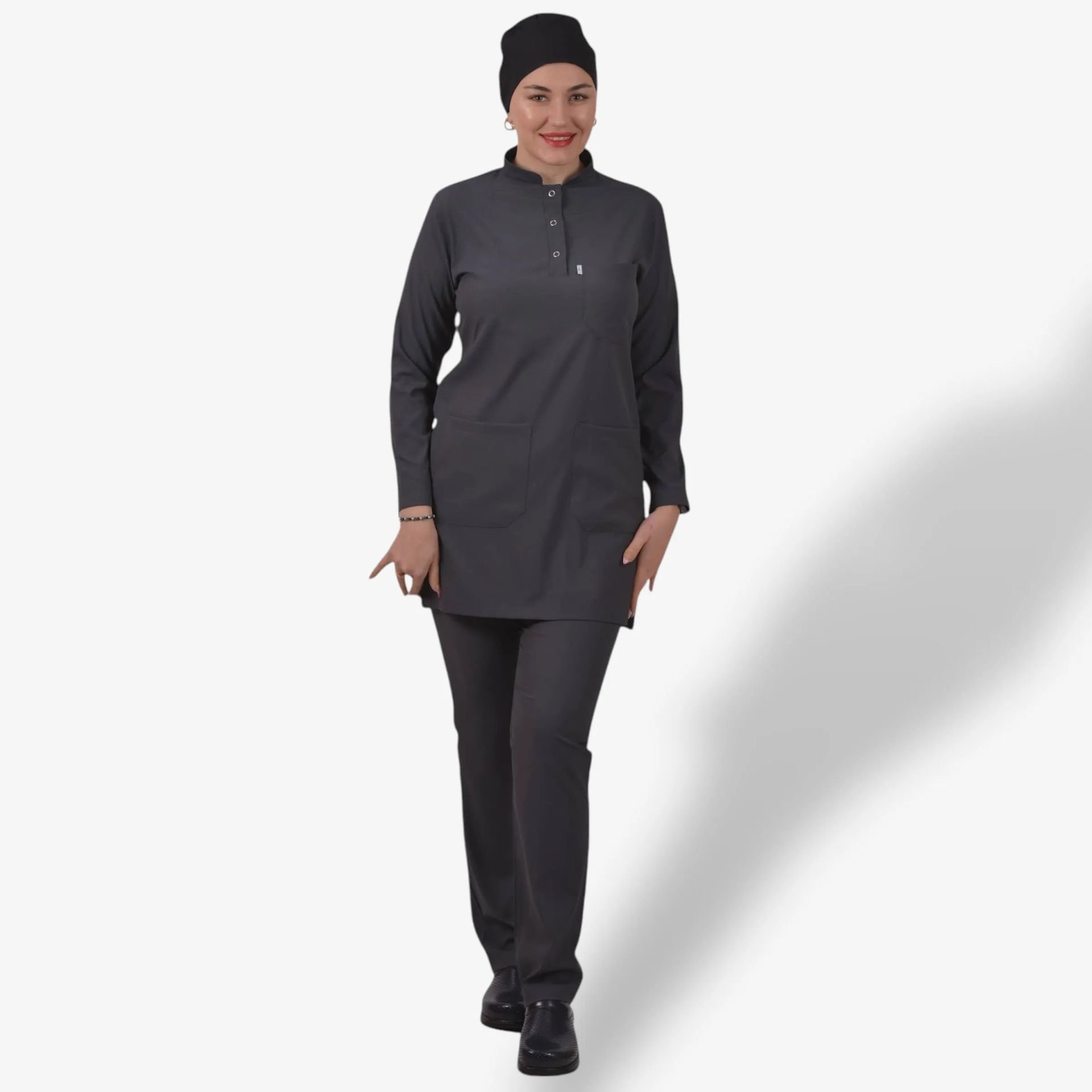 Kadın Premium Tesettür Seri Scrubs Takım
