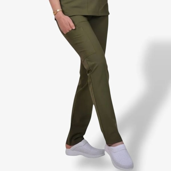 Kadın Premium Zipper Seri Scrubs Tek Alt