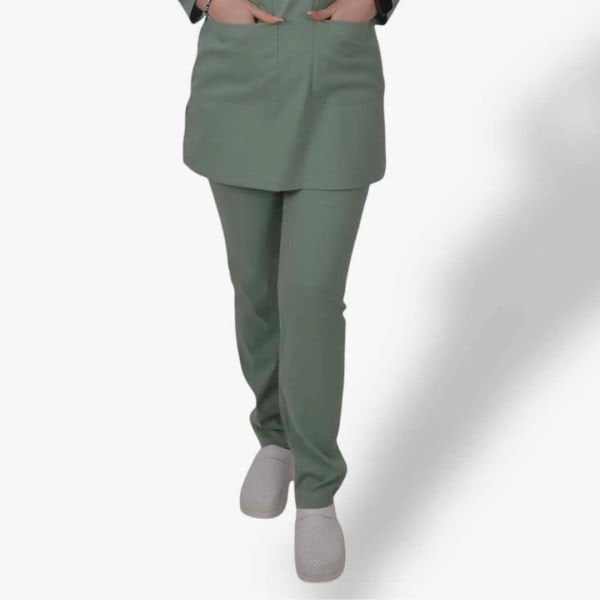 Kadın Premium Tesettür Seri Scrubs Tek Alt