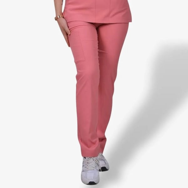 Kadın Likralı Zipper Seri Scrubs Tek Alt