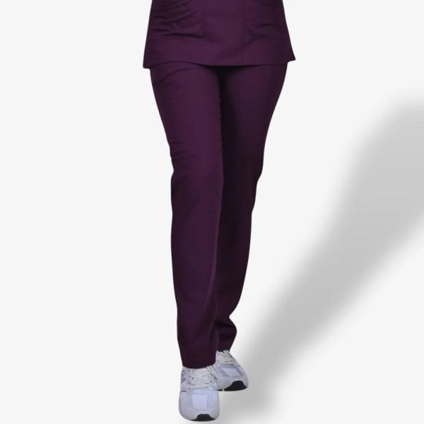 Kadın Likralı Zipper Seri Scrubs Tek Alt