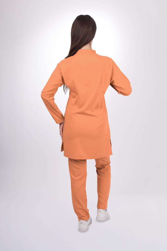 Premium Likralı Tesettür Seri Kadın Kavun İçi Scrubs