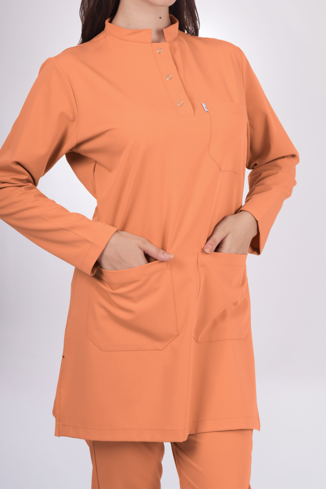 Premium Likralı Tesettür Seri Kadın Kavun İçi Scrubs