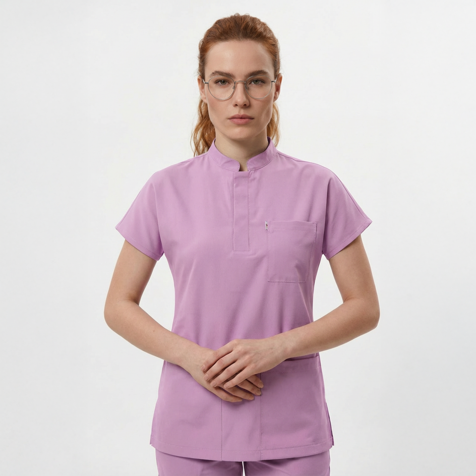 Likralı Snap Seri Kadın Tek Üst Aqua Pembe