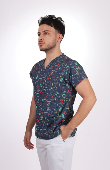 Desenli Seri Bilimsel Desen Tek Üst