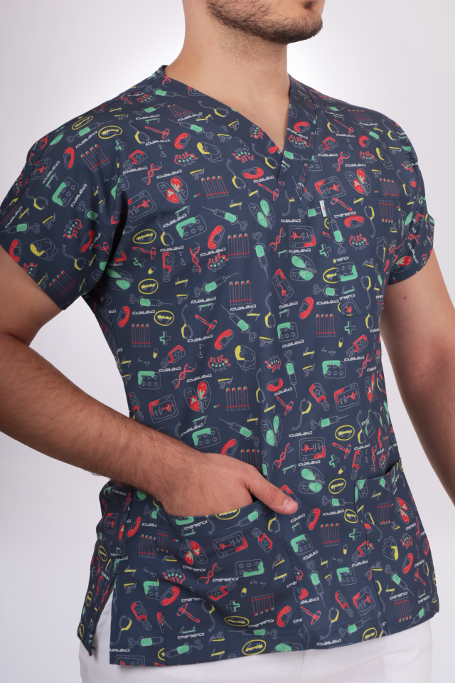 Desenli Seri Bilimsel Desen Tek Üst