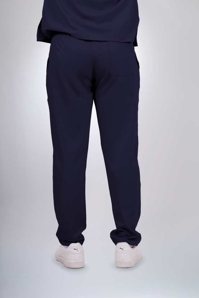 Premium Likralı Klasik Seri Erkek Lacivert Scrubs