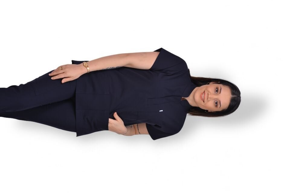 Premium Likralı Snap Seri Kadın Tek Üst Lacivert